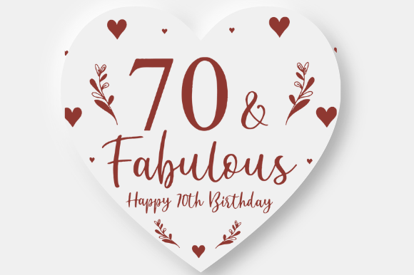 70TH BIRTHDAY Embroidery Review