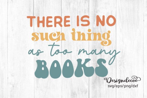 Book Lover Quote Retro Typography SVG Review