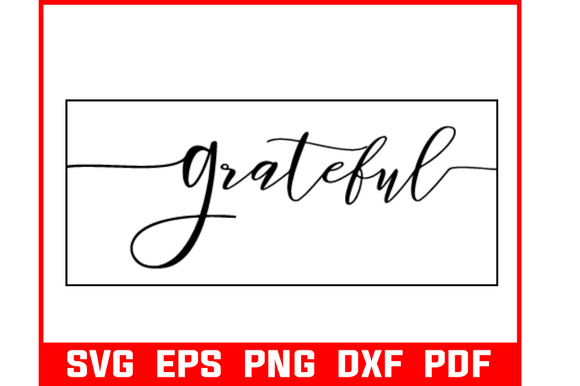 Grateful Svg Motivational Quote Review