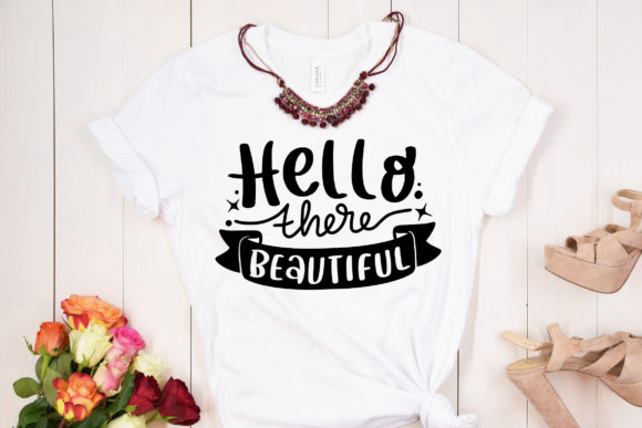 Hello There Beautiful SVG Couple Quote