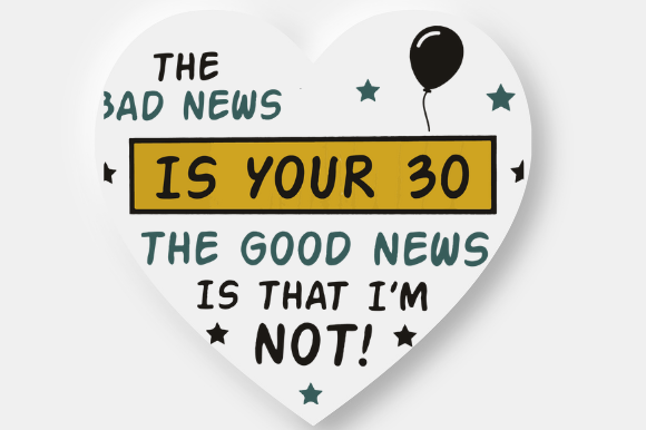 Review: 30TH BIRTHDAY HEART Embroidery Design