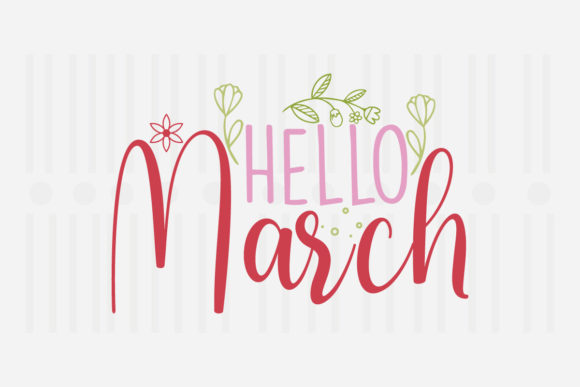 Reviewing Hello March Spring Svg for Embroidery