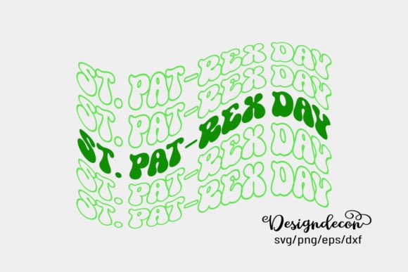 St. Pat-rex Funny Quote Retro Wavy Svg Review
